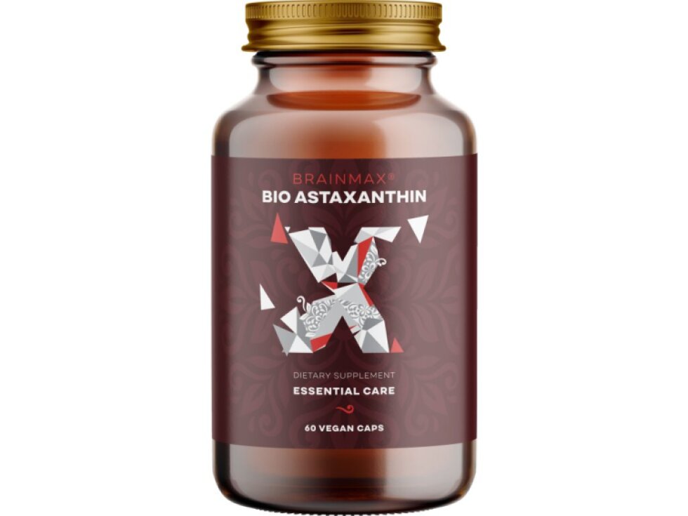 BrainMax Astaxanthin (Astaxantin) BIO 8 mg 60 rostlinných kapslí