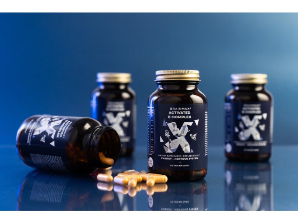 BrainMax Activated B-Complex® Aktivovaný B Komplex 90 kapslí