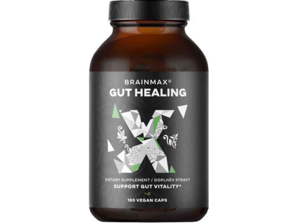 BrainMax Gut Healing Střeva a trávení 180 rostlinných kapslí