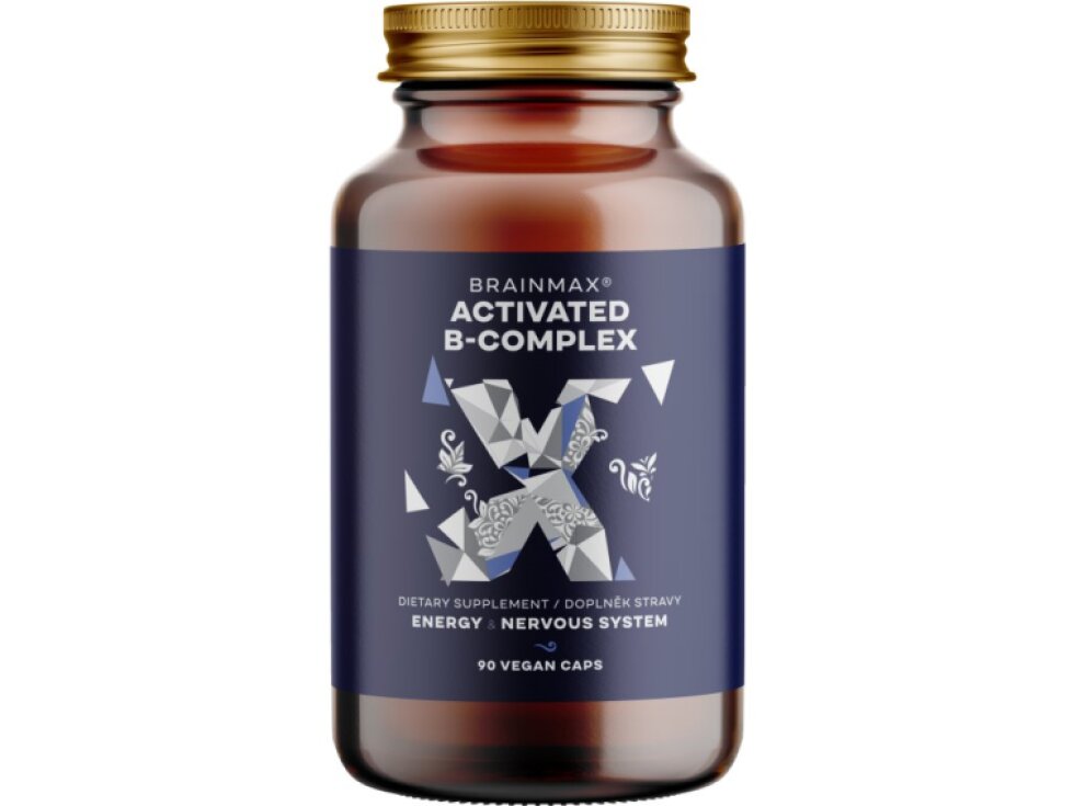 BrainMax Activated B-Complex® Aktivovaný B Komplex 90 kapslí