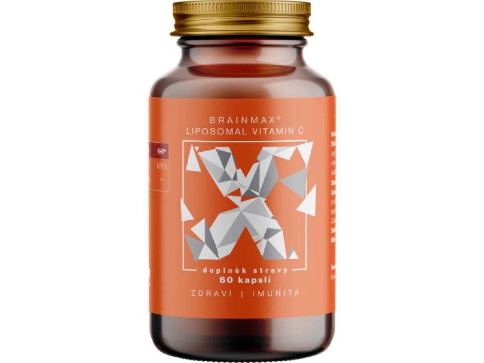 BrainMax Liposomal Vitamin C UPGRADE Lipozomální Vitamín C 500 mg 60 kapslí