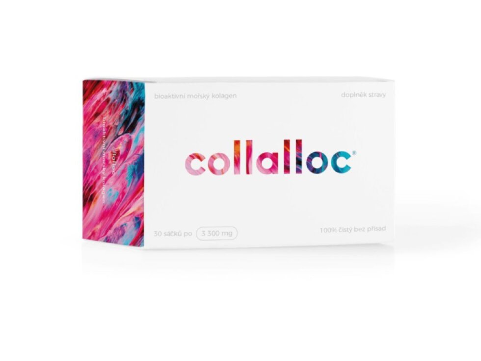 Collalloc - 100% bioaktivní mořský kolagen 297 g (3x 30 sáčků)