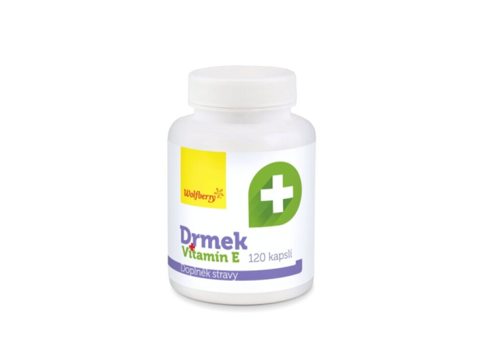 Wolfberry Drmek + vitamín E 120 kapslí