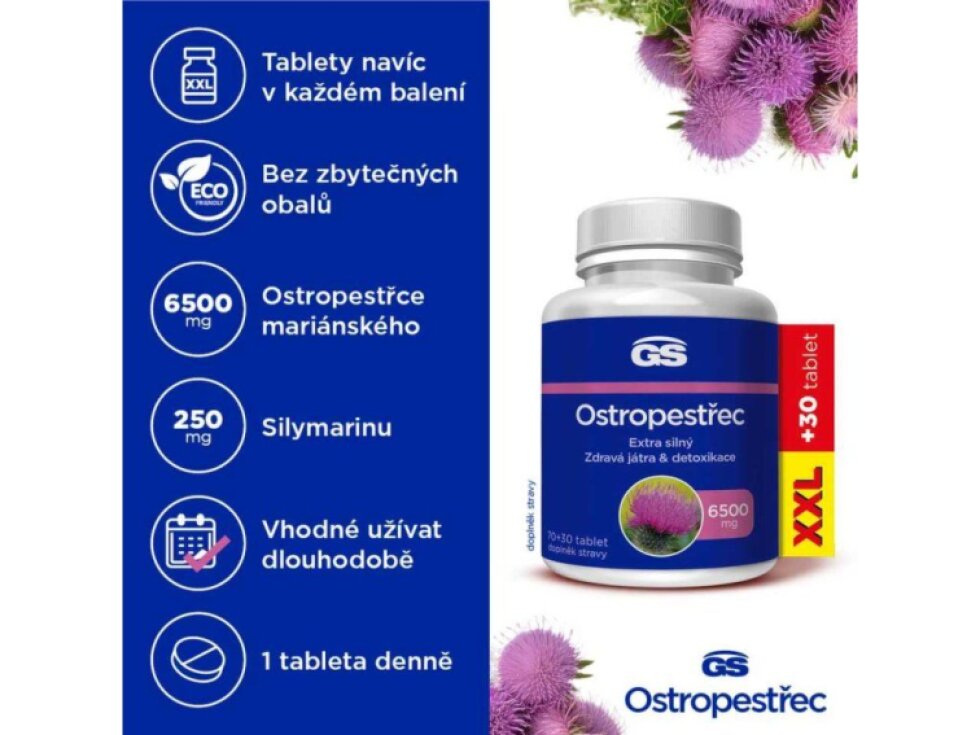 GS Extra Strong Multivitamin 50+ XXL 120+20 tbl.