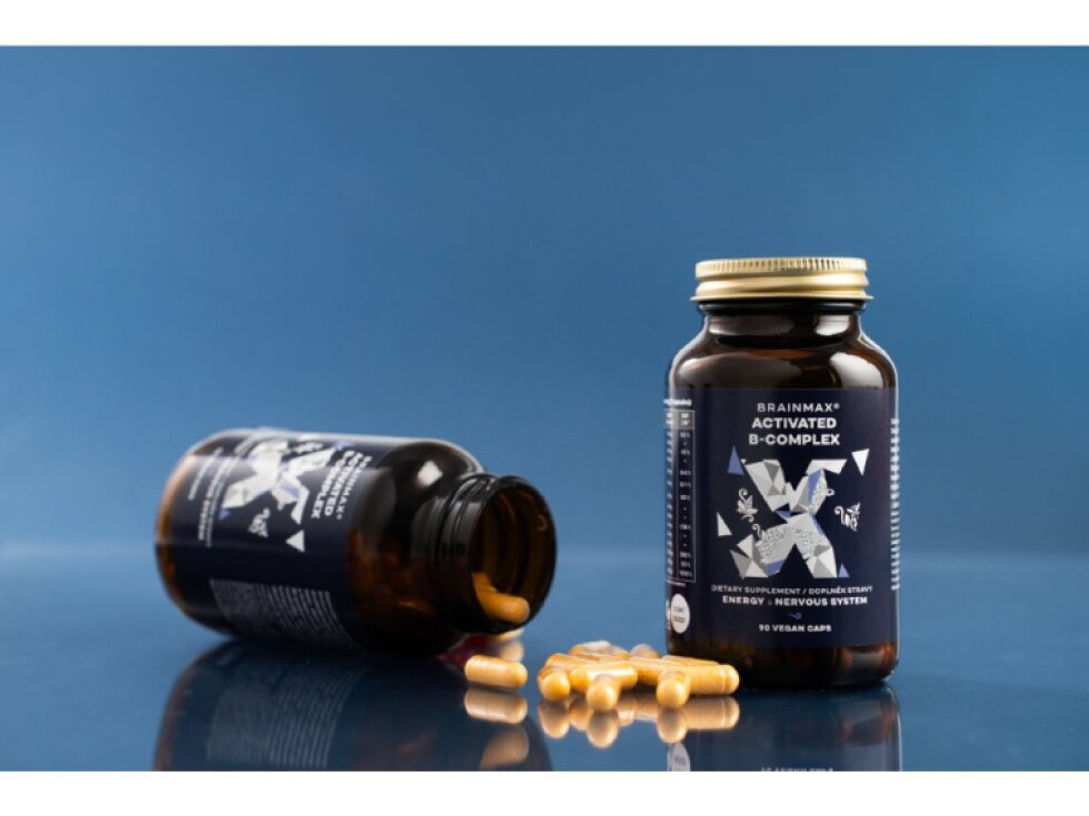 BrainMax Activated B-Complex® Aktivovaný B Komplex 90 kapslí