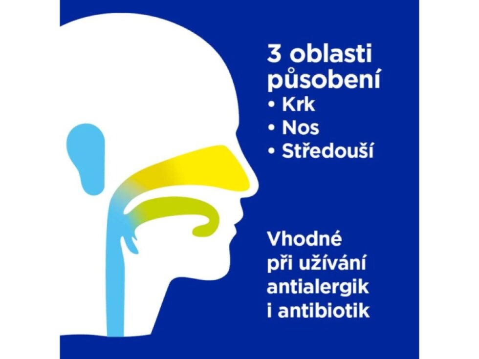 GS Bacto 3 Orální probiotika 20 pastilek