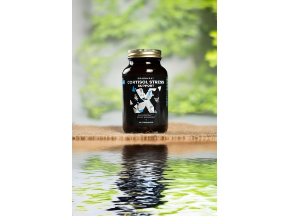 BrainMax Cortisol Stress Support komplex pro podporu duševního zdraví 60 rostlinných kapslí