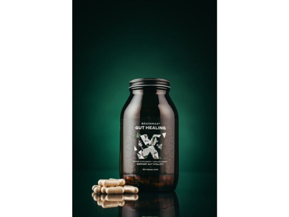 BrainMax Gut Healing Střeva a trávení 180 rostlinných kapslí