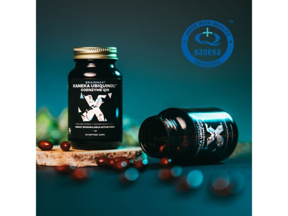 BrainMax Koenzym Q10, Ubiquinol Kaneka™ 100 mg 60 softgel kapslí