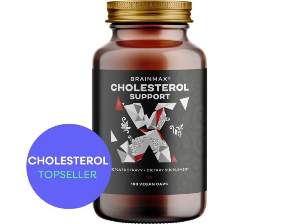 BrainMax Cholesterol Support 100 rostlinných kapslí
