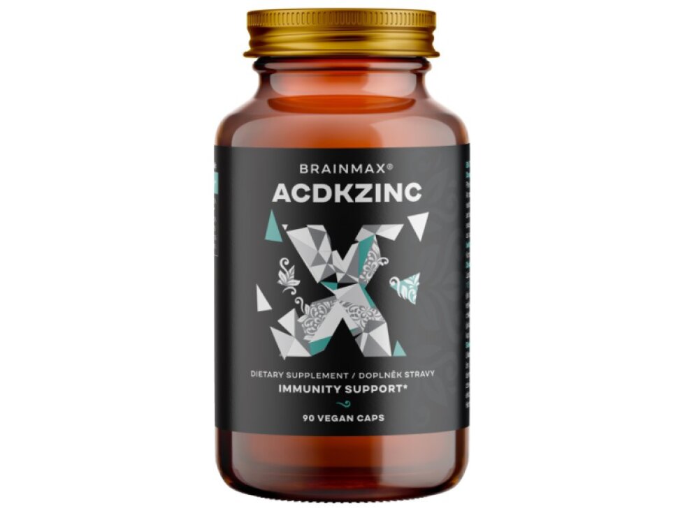 BrainMax ACDKZINC 90 rostlinných kapslí