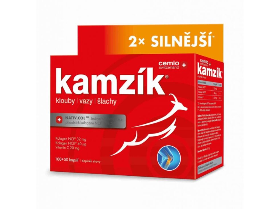 Kamzík® 2x Silnější 100 kapslí + 50 kapslí