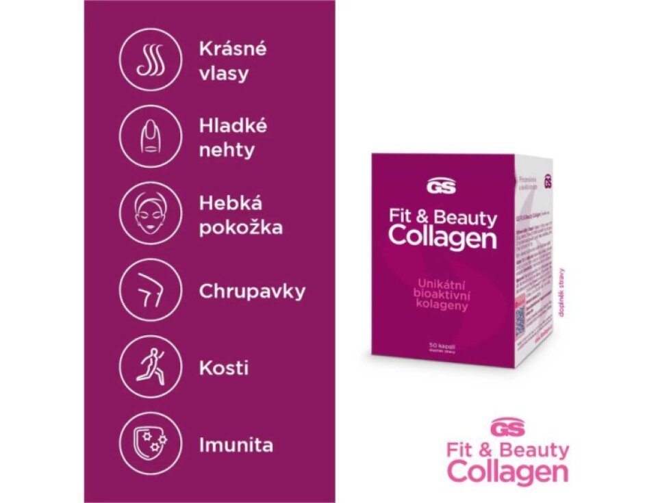 GS Fit&Beauty Collagen 50 kapslí