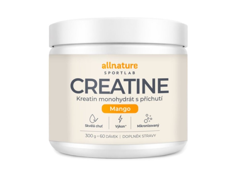 Allnature Sportlab Creatine monohydrát mango 300 g