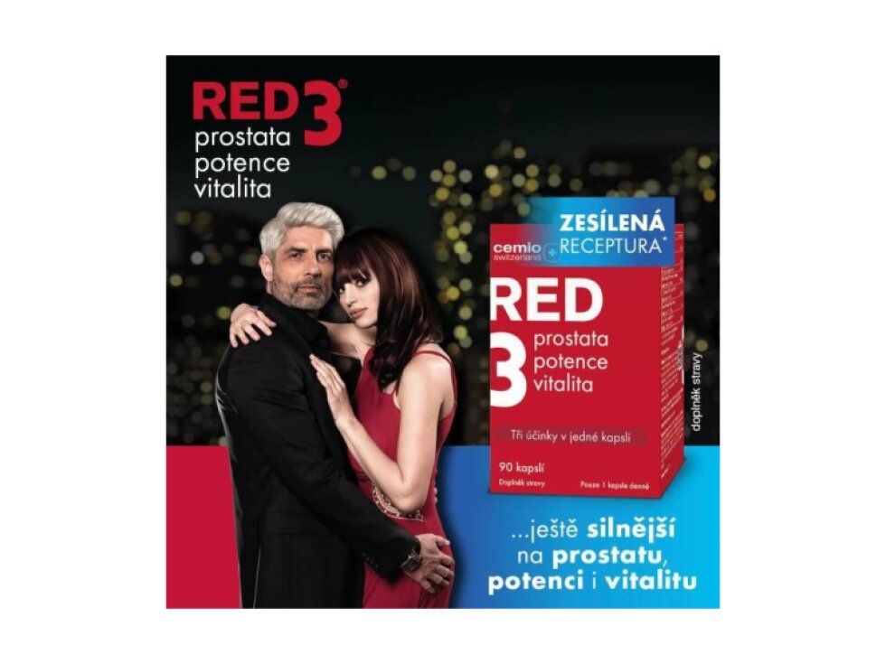Cemio RED3 XXL 90+30 kapslí