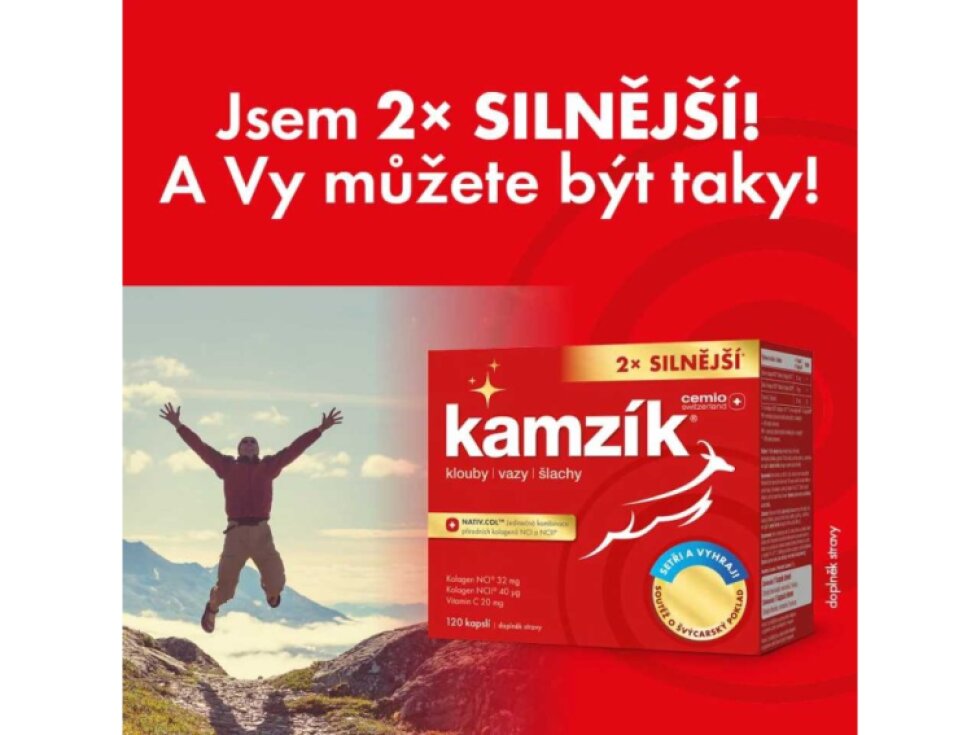 Kamzík® 2x Silnější 120 kapslí