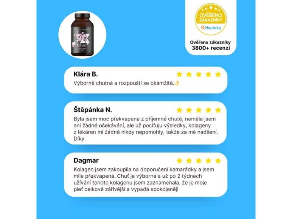 BrainMax Women Beauty Fish Collagen mořský rybí kolagen Naticol® 250 g