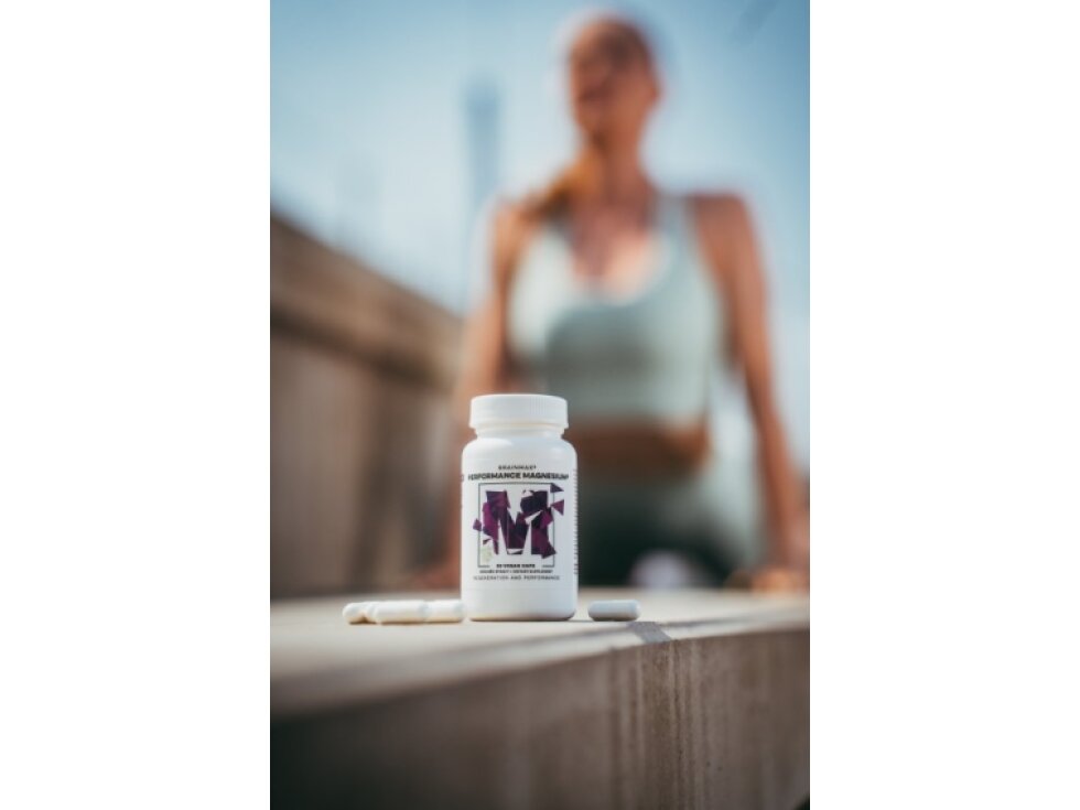 Performance Magnesium®, 1000 mg, Hořčík 200 mg + Vitamín B6 P5P, 100 vegan kapslí