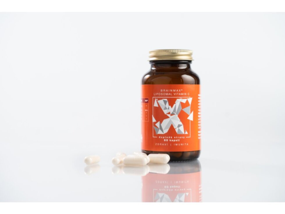 BrainMax Liposomal Vitamin C UPGRADE Lipozomální Vitamín C 500 mg 60 kapslí