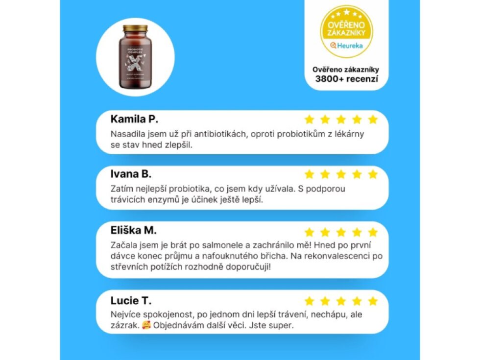 BrainMax Probiotic Complex® (Probiotika) 60 enterosolventních kapslí