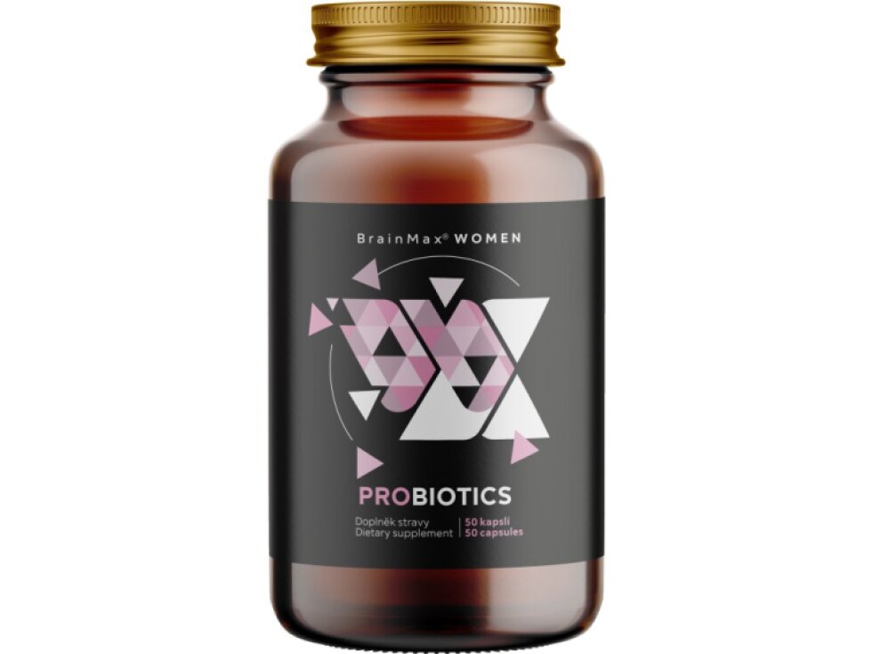 BrainMax Women Probiotics Probiotika Pro Ženy 50 enterosolventních kapslí