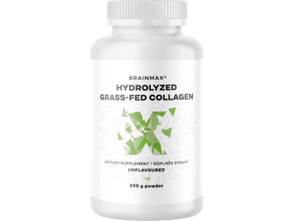 BrainMax Hydrolyzovaný GrassFed Collagen (kolagen z krav krmených trávou) 200 g