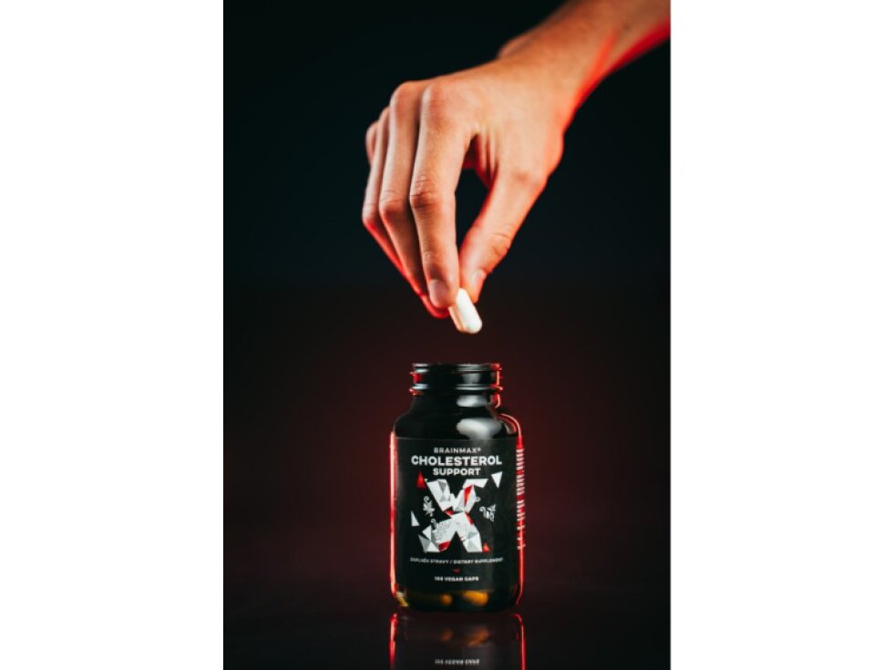 BrainMax Cholesterol Support 100 rostlinných kapslí