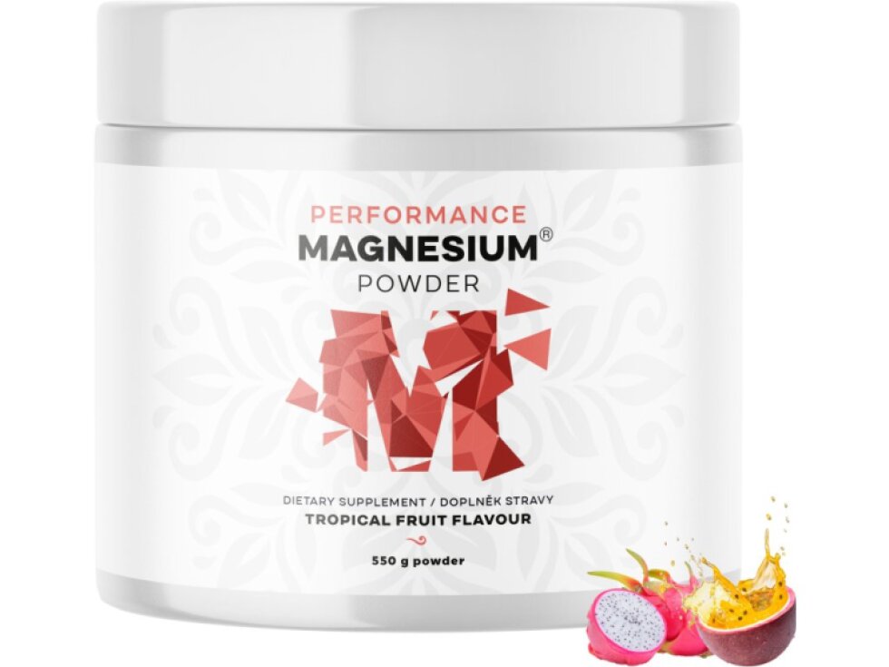 BrainMax Performance Magnesium® Powder hořčík bisglycinát v prášku 90 dávek 550 g