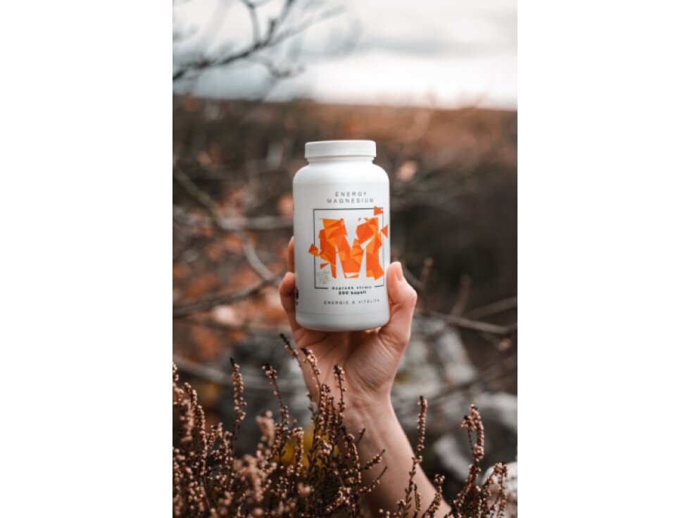 BrainMax Energy Magnesium® Hořčík Malát 1000 mg 200 rostlinných kapslí