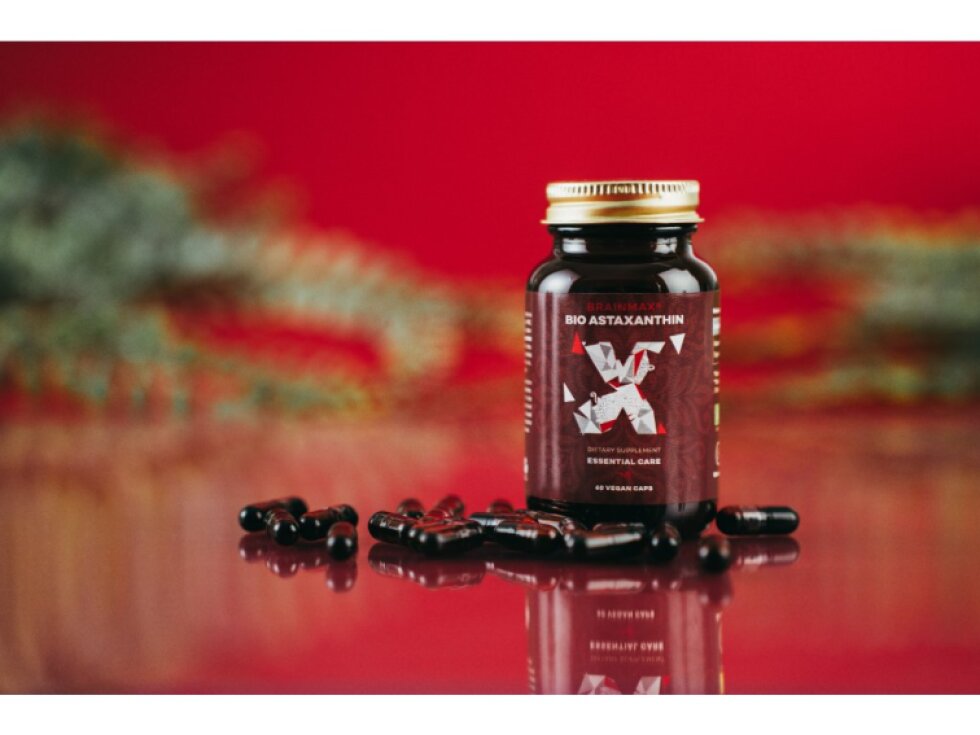 BrainMax Astaxanthin (Astaxantin) BIO 8 mg 60 rostlinných kapslí