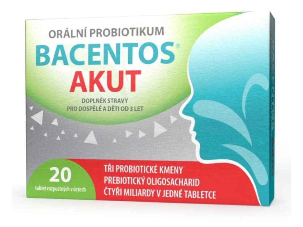 BAC-ENTOS AKUT orální probiotikum 20 tbl.