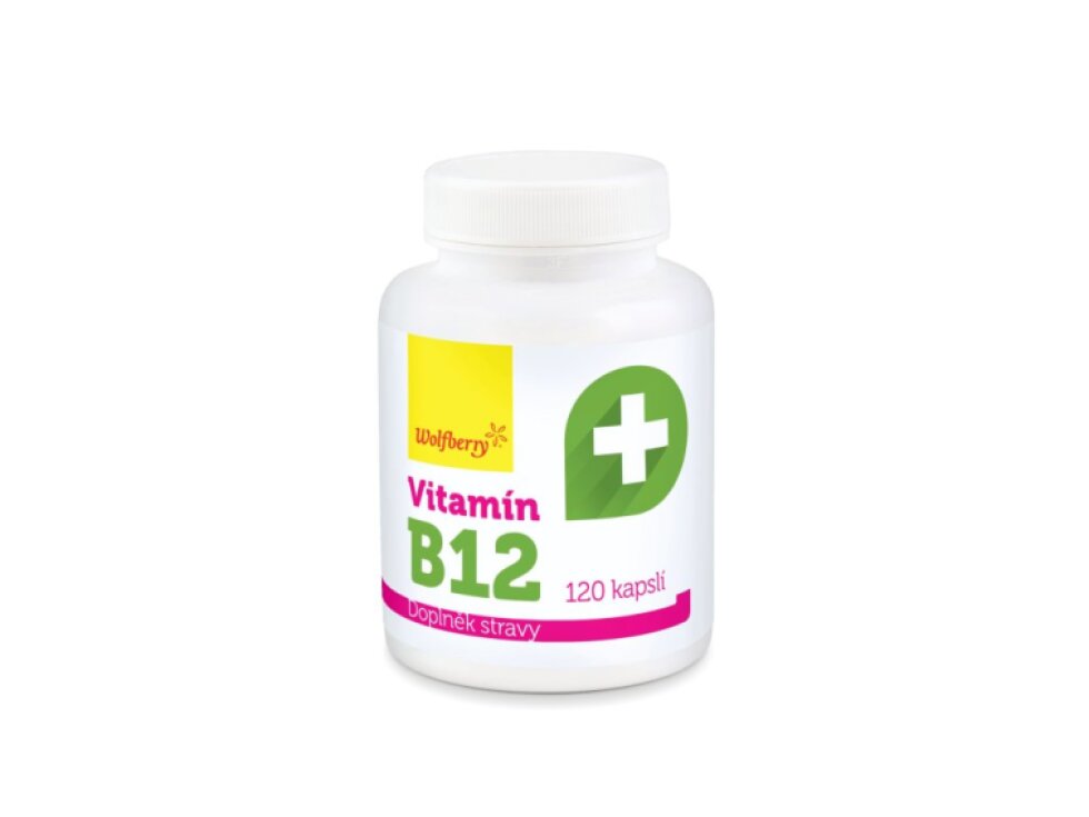 Wolfberry Vitamín B12 120 kapslí