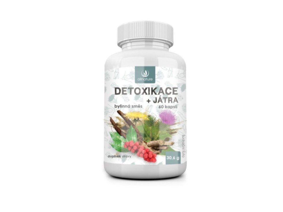 Allnature Detoxikace bylinný extrakt 60 kapslí