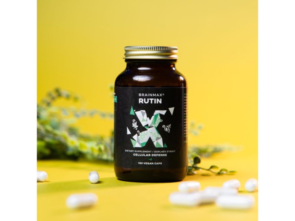 BrainMax Rutin 500 mg 100 rostlinných kapslí