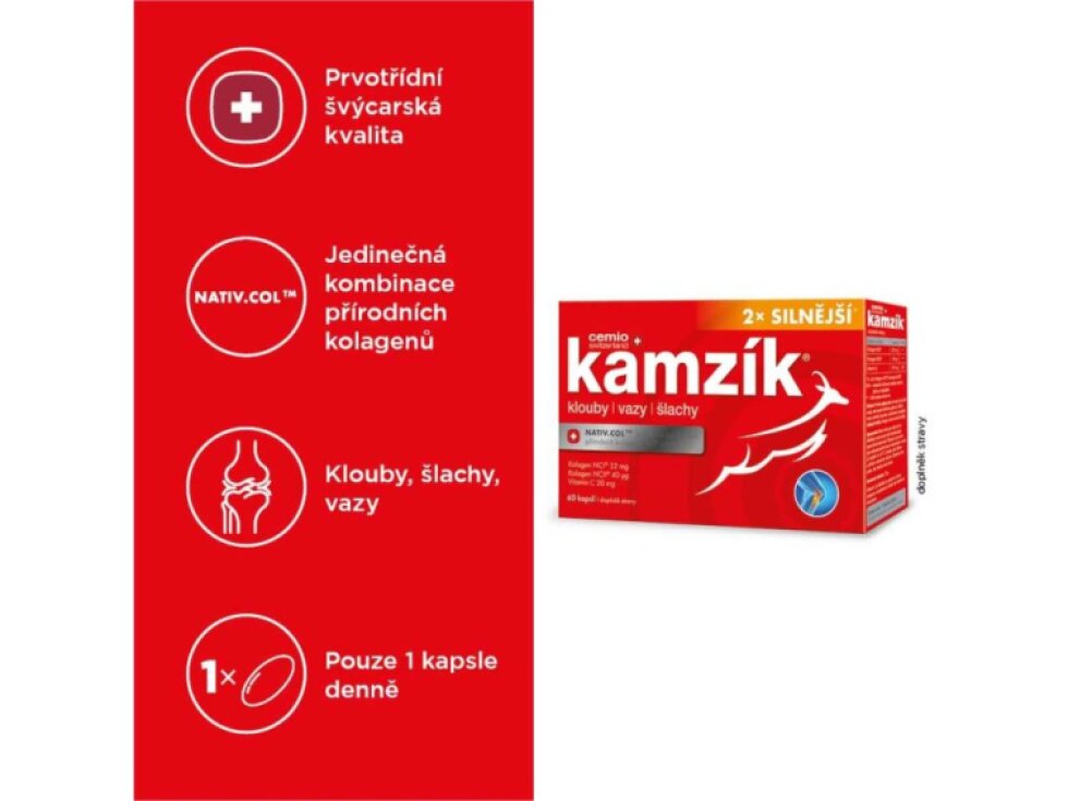 Kamzík® 2x silnější 60 kapslí