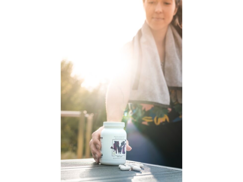 Performance Magnesium®, 1000 mg, Hořčík 200 mg + Vitamín B6 P5P, 100 vegan kapslí