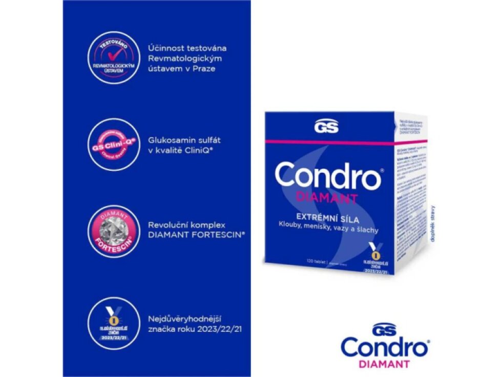 GS Condro Diamant 120 tbl.+ 30 tbl.