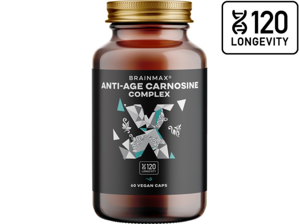 BrainMax Anti – Age Carnosine complex karnosin komplex 60 kapslí