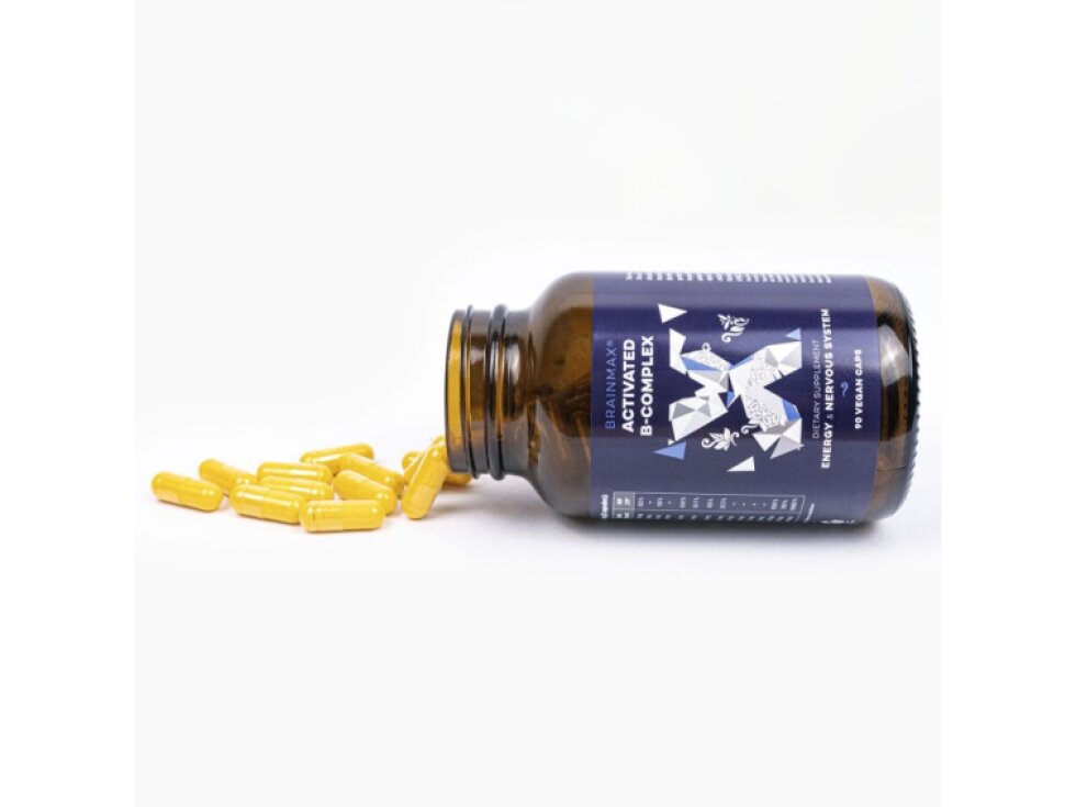 BrainMax Activated B-Complex® Aktivovaný B Komplex 90 kapslí