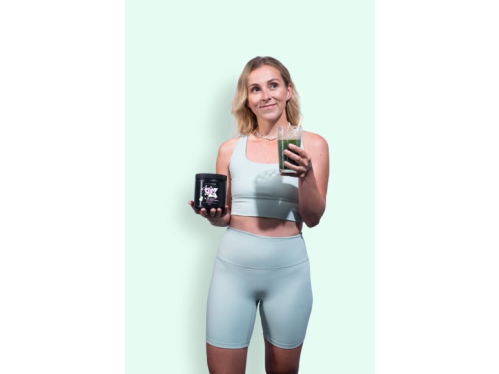 BrainMax Women Beauty Collagen Greens Zelené jablko 300 g