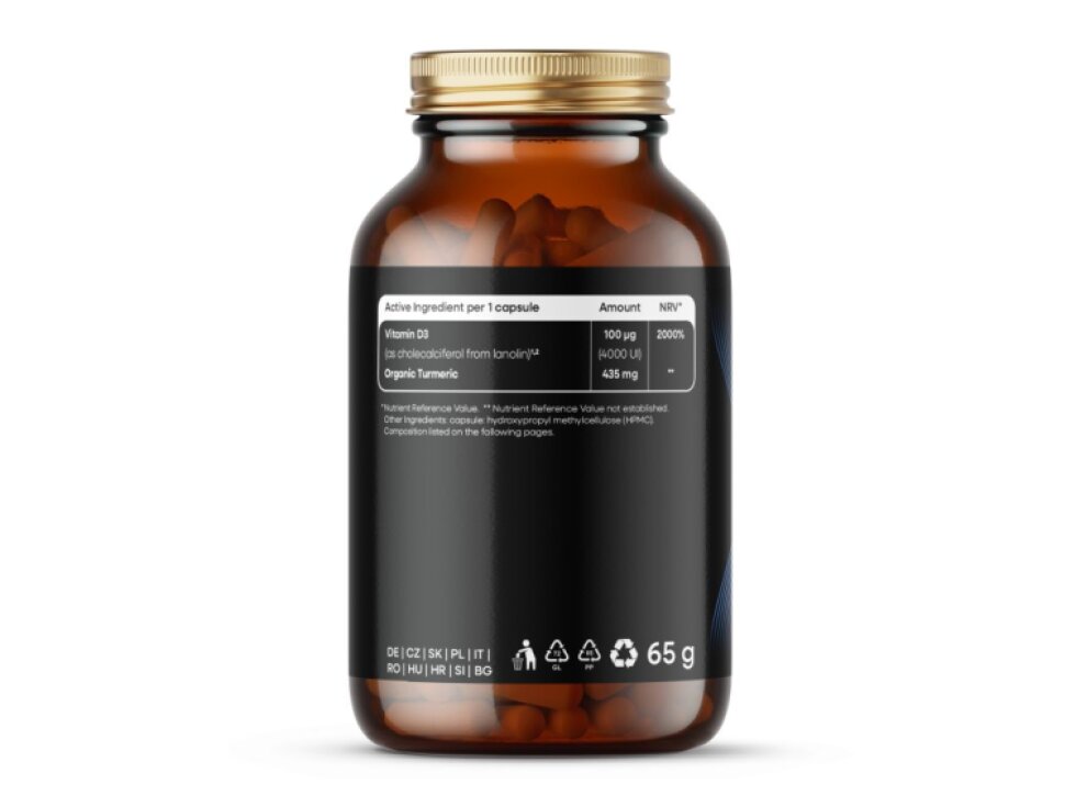 BrainMax Vitamin D3, 5000 IU 120 rostlinných kapslí