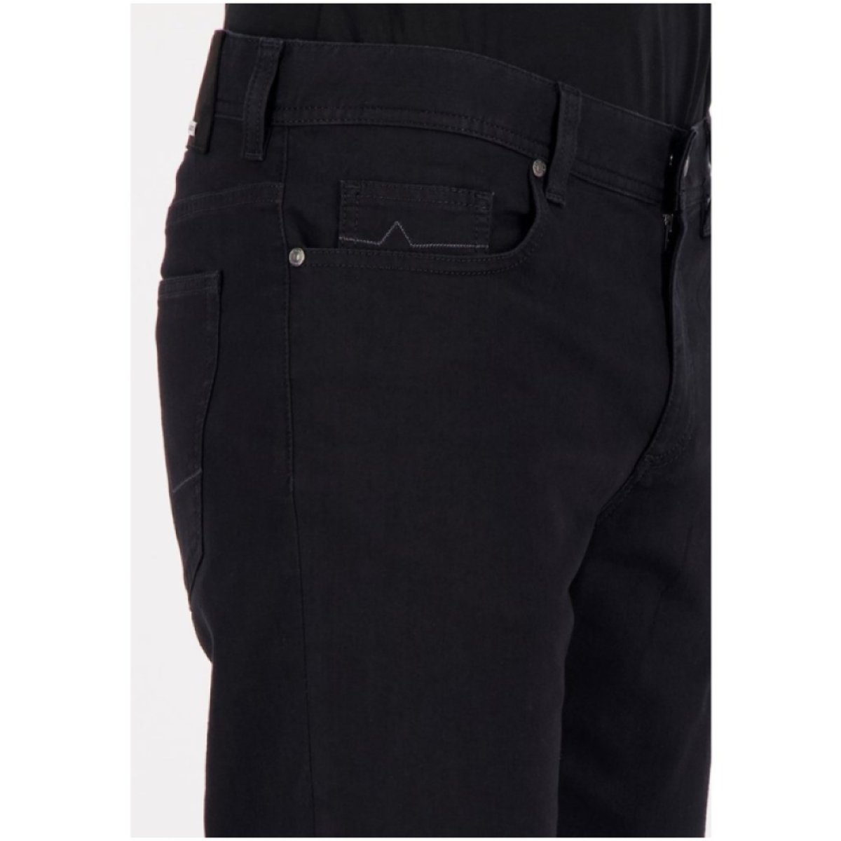 Pánske čierne Premium Business džínsy ALBERTO regular slim fit