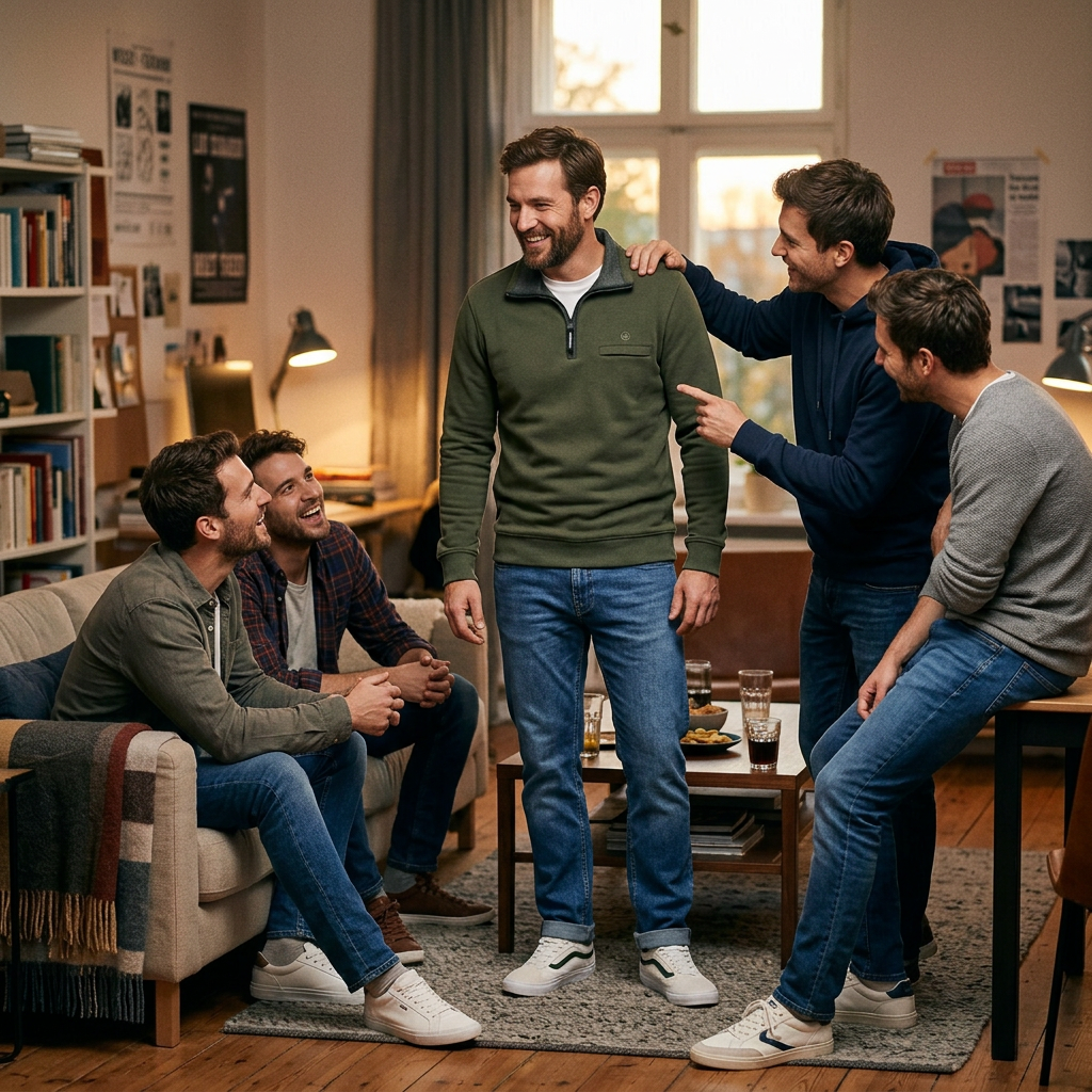 MONTE CARLO pánsky zelený troyer so zipsom, regular fit