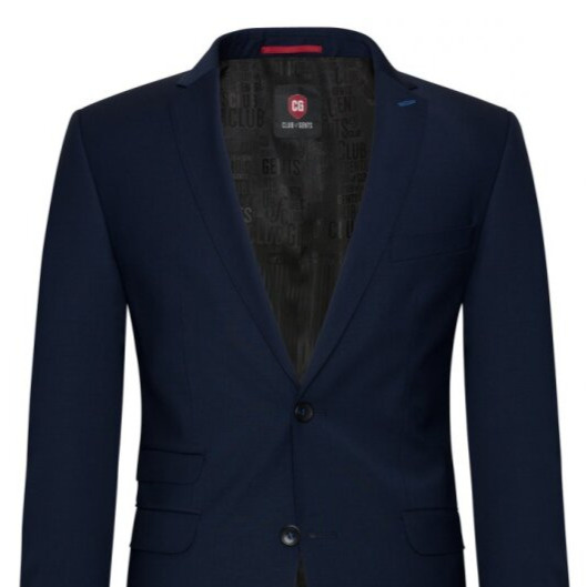 Pánske modré oblekové sako CLUB OF GENTS slim fit