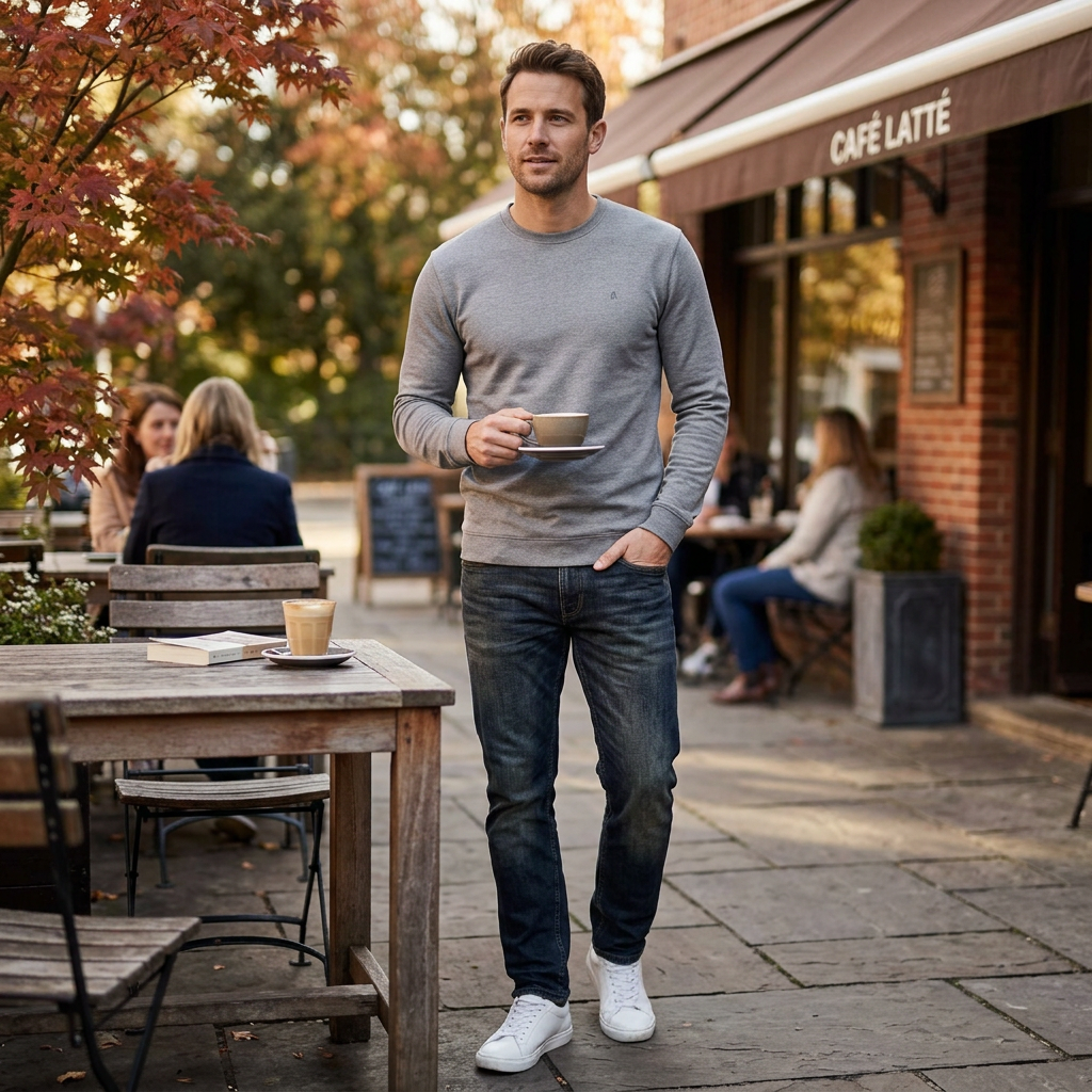 Pánske sivé soft-knit Velvet touch tričko RAGMAN