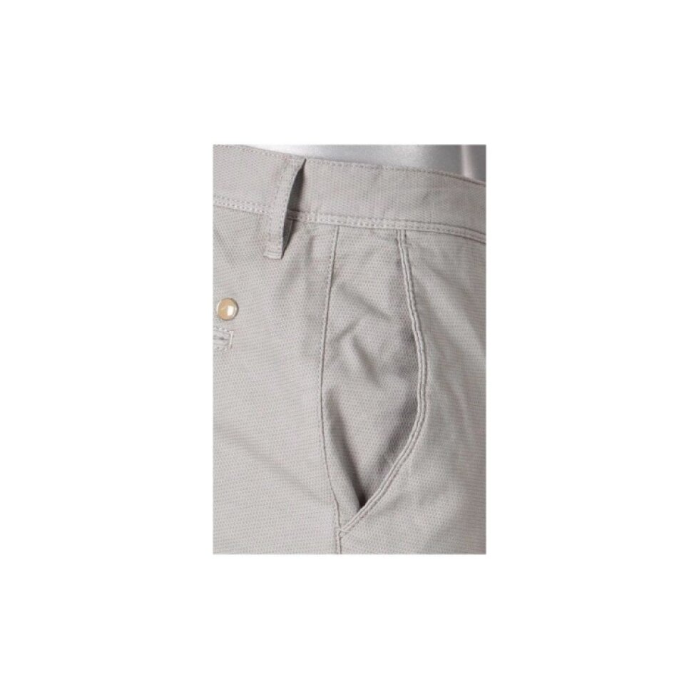 Pánske svetlosivé chino nohavice ALBERTO slim fit