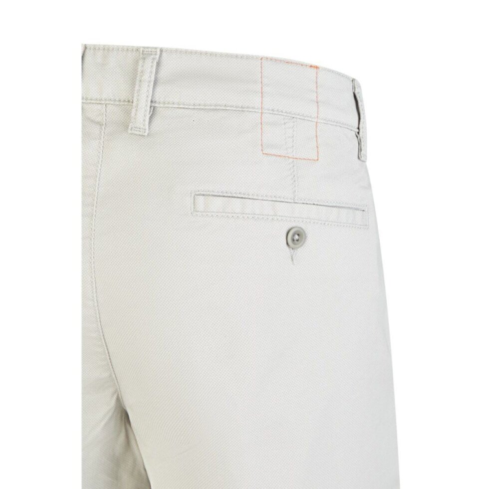 Pánske sivé bavlnené Comfort Stretch bermudy HATTRIC regular fit