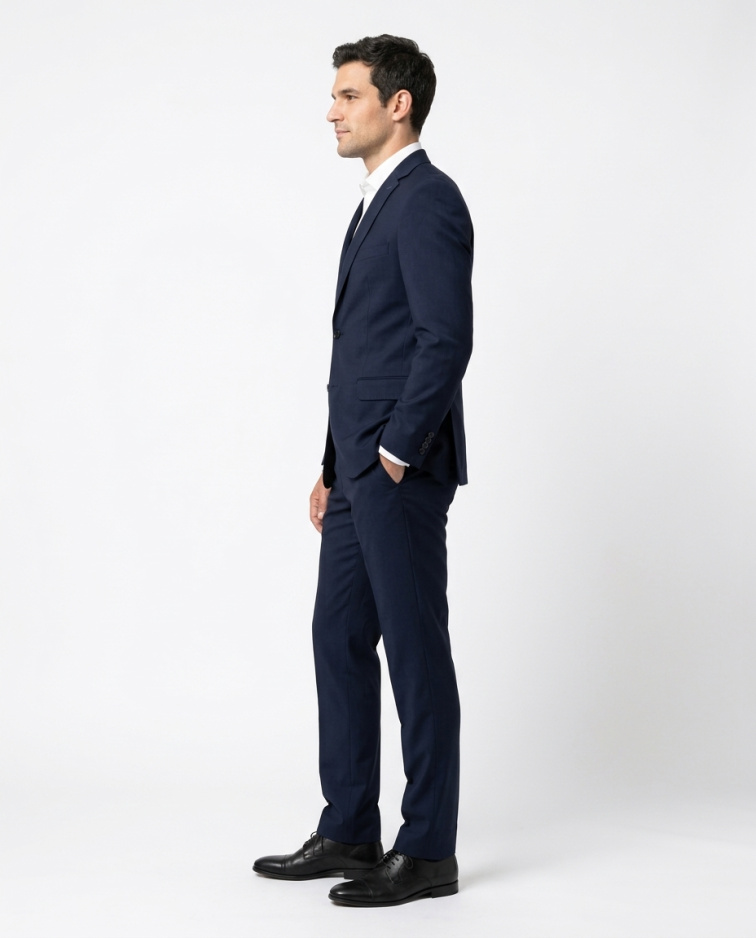 Pánsky tmavomodrý oblek CLUB OF GENTS Cliff a Cedric Slim Fit