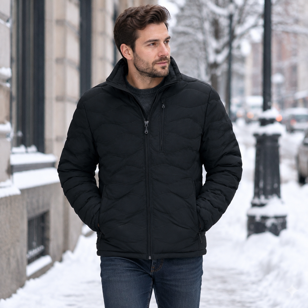 WELLENSTEYN Airweight Men 565 pánska ultraľahká čierna bunda