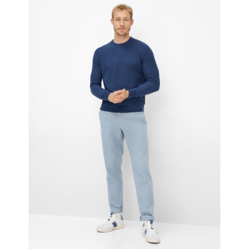 Pánske svetlomodré chino nohavice BRAX modern fit